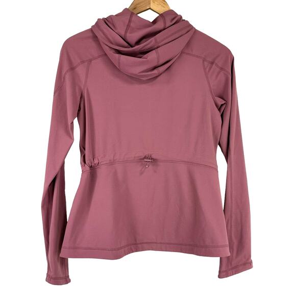Sweaty Betty NWT Super Soft Workout Zip Through Hoodie Plum Pink Size S 4-6 - Picture 2 of 8